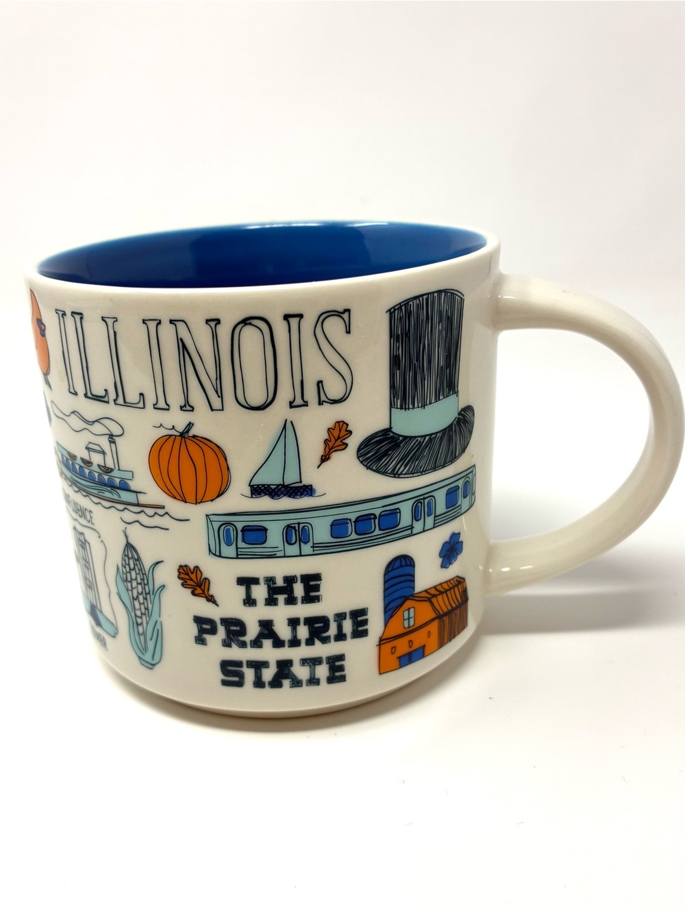 Starbucks Illinois State Been There Series Coffee Mug Across The Globe Series